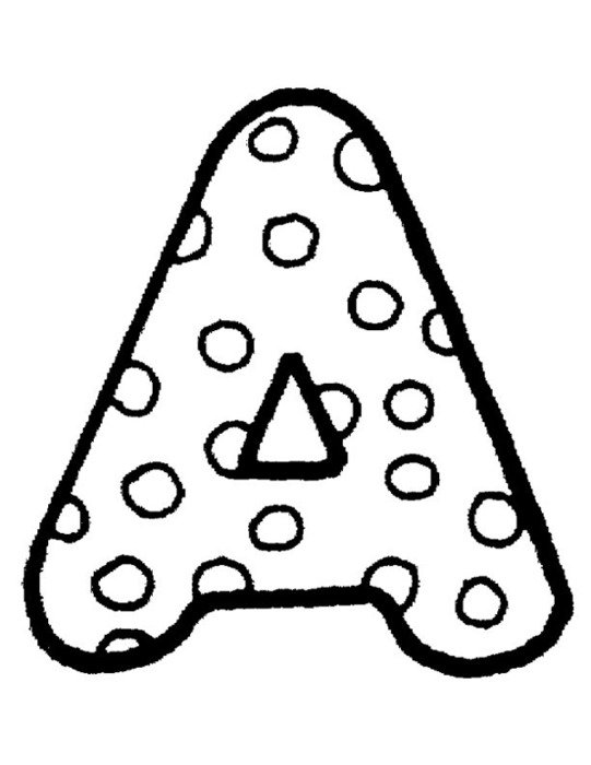Abecedario De Puntos Para Colorear Dibujos