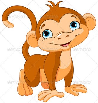 Baby Monkey 5055720 Stock Vector Characters Animals Clip
