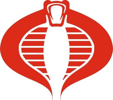 red cobra as a graphic image