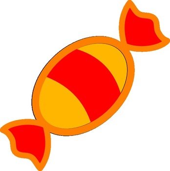 Orange Candy At Clkercom Vector Online Royalty