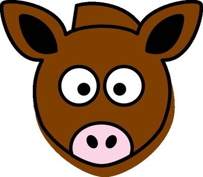 Donkey Head Cartoon