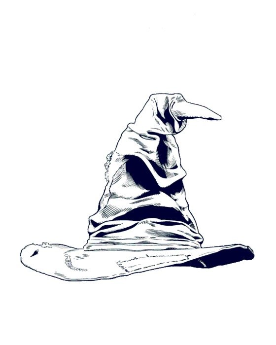 Gryfindor hat drawing