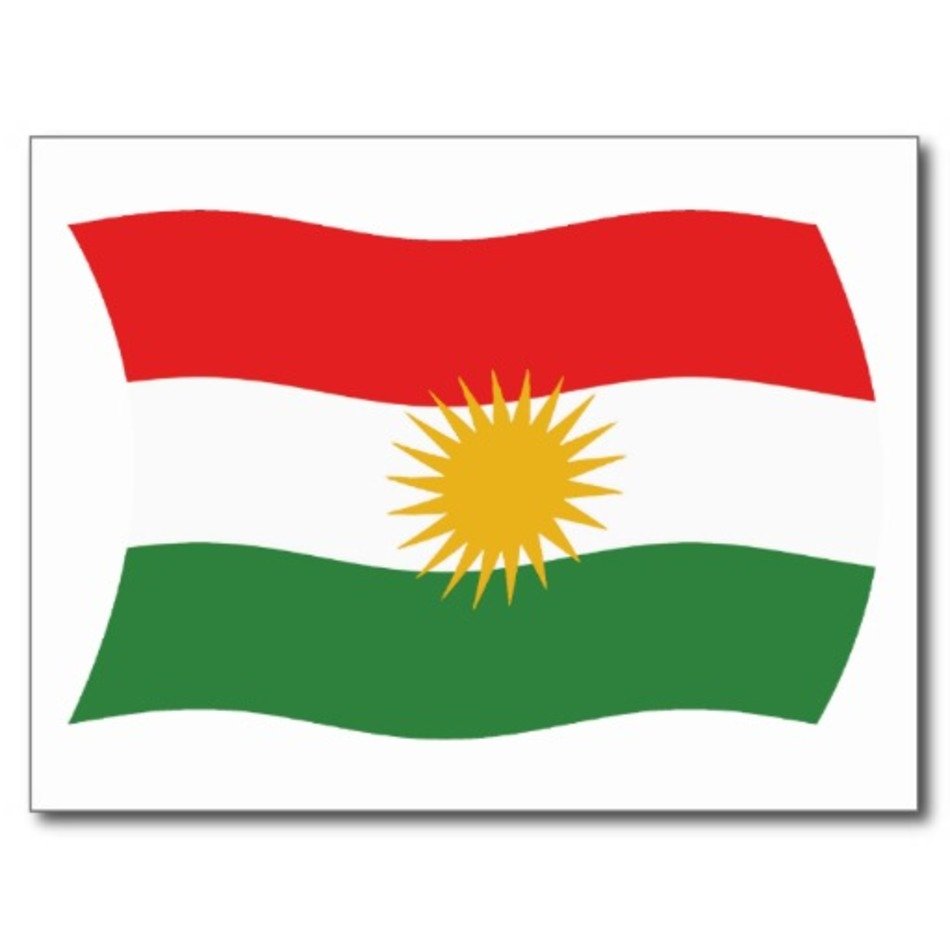 Kurdish Flag drawing