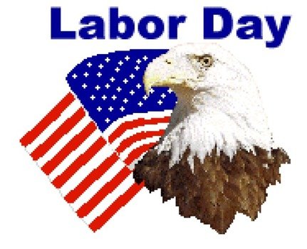 Labor Day Free Patriotic Eagles
