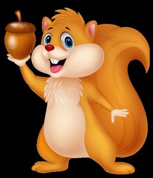Gallery Free Picture&hellip; Cartoons Png Cute Squirrel With A&hellip; clipart
