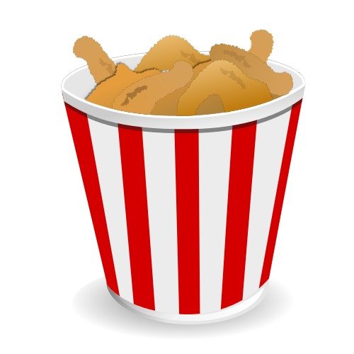 Clip Art Chicken Leg N3