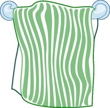 Bath Towel At Clkercom Vector Online Royalty