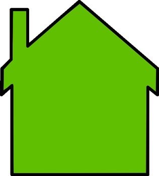 Green House Silhouette At Clkercom Vector Online