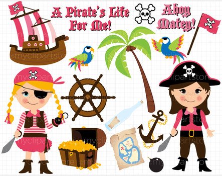 Clipart Pirate Party2