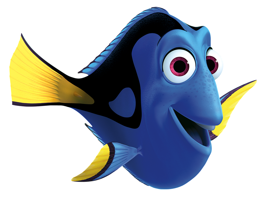 Blue fish Dory free image download