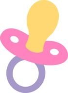 Clip Art of the baby Pacifier