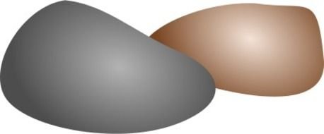 gray and brown stones as a graphic image