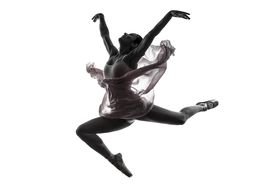Clip art of ballerina