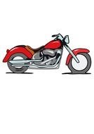 Harley Motorcycle drawing