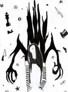 black and white horror picture