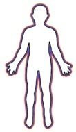 white human silhouette