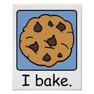 drawn cookie with chocolate