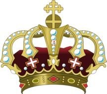 depiction of crown