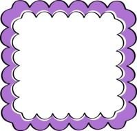 purple wavy frame