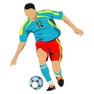 Soccer drawing