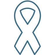 Blue Cancer Ribbon