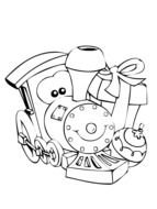 Christmas Train Coloring Pages Page Click Here