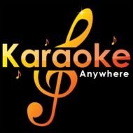 karaoke logo on a black background