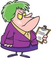 Angry Old Woman drawing