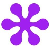 purple flower silhouette