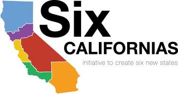 Clip art of the six Californias