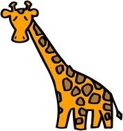 cartoon giraffe