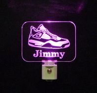 Clipart of Tennis Shoe night light