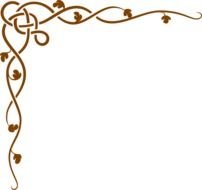 Brown Flourish At Clkercom Vector Online Royalty