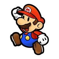 Great Mario character, cartoon happy man in red cap