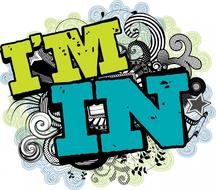 inscription i'm in as a picture for clipart