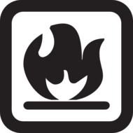 Fire Hazard At Clkercom Vector Online Royalty