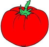 red tomato drawing