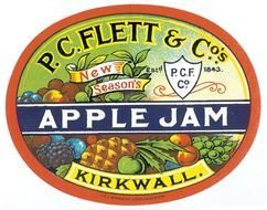 Labels Free Vintage Apple Jam Label
