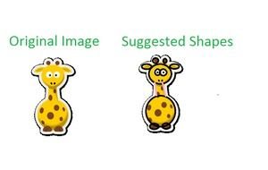 Giraffe Microsoft drawing