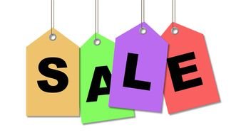 sale text drawing