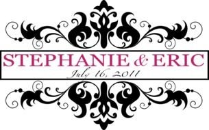 Clip art of Stephanie and Eric