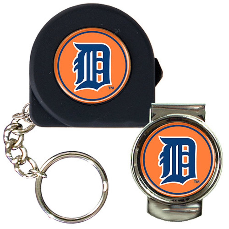 Detroit Tigers 6 Tape Measure Key Chain & Money Clip Set Mlbcom