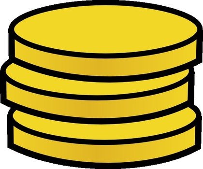 Three Small Coins At Clkercom Vector Online