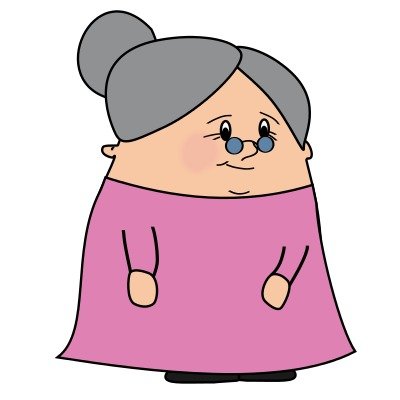Cartoon Scolding Old Woman Car Tuning