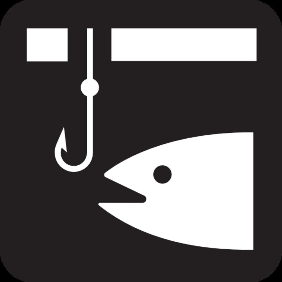 Ice Fishing Black At Clkercom Vector Online
