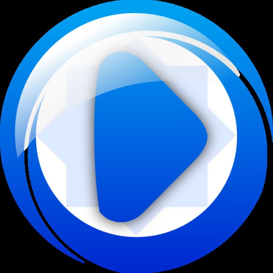 Play Button Blue At Clkercom Vector Online