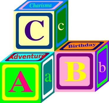 Abc Blocks Svg Downloads Cartoon Download Vector Online