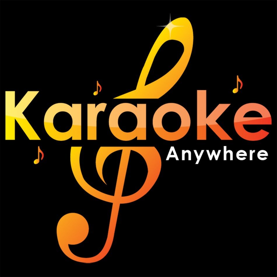 karaoke logo on a black background