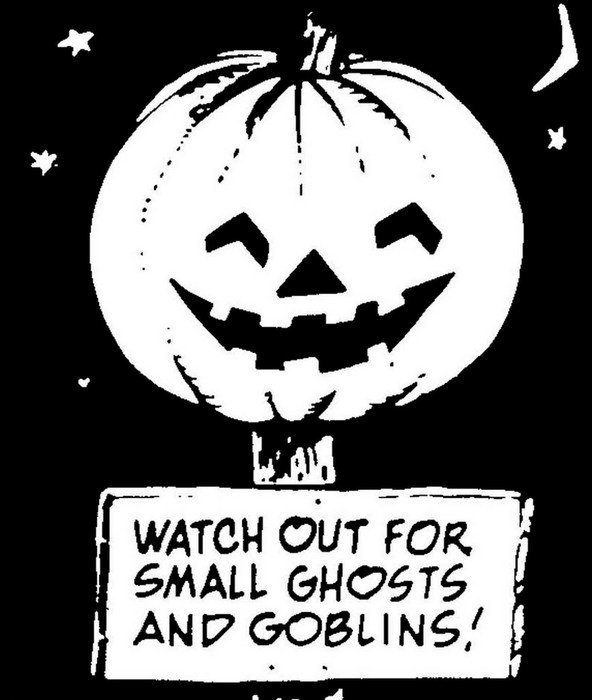 scary laughing Halloween pumpkin