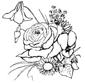 Thanks For Checking Out These Printable Flower Coloring Book Images I